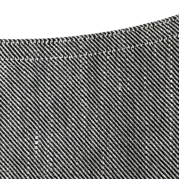 Theory Structured T Twill Linen Short Sleeve Midi Shift Dress Gray Size L Lined - Picture 7 of 16